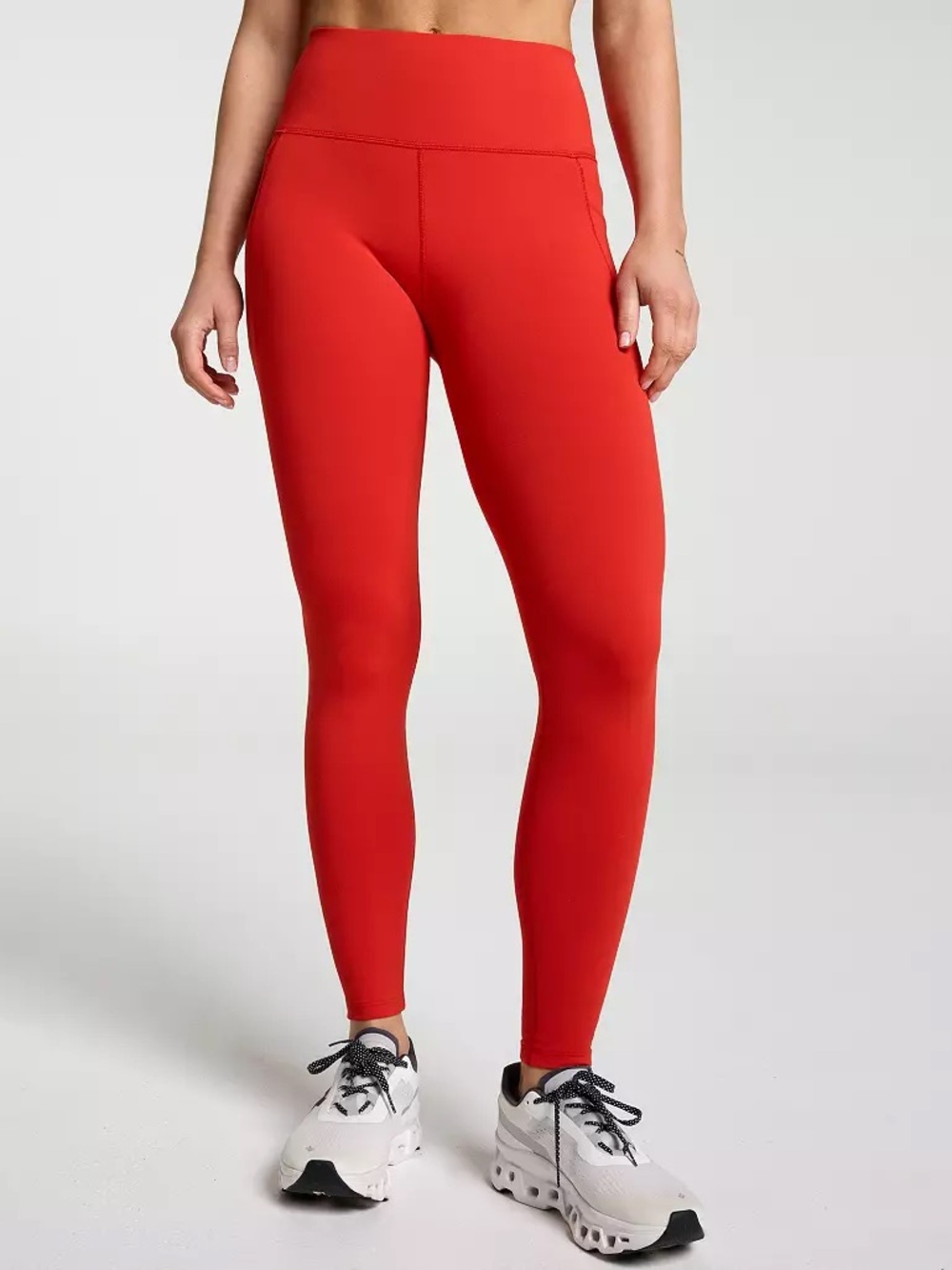 DSG Momentum High-Rise 7/8 Perforated Ankle Legging Lightening Red Size M NWT
